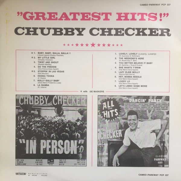 Chubby Checker : Greatest Hits  (LP, Comp)