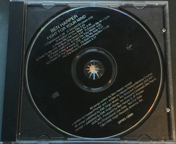 Ben Harper : Fight For Your Mind (CD, Album, Promo)
