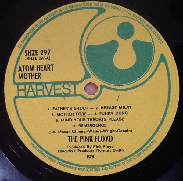 Pink Floyd : Atom Heart Mother (LP, Album, Gat)
