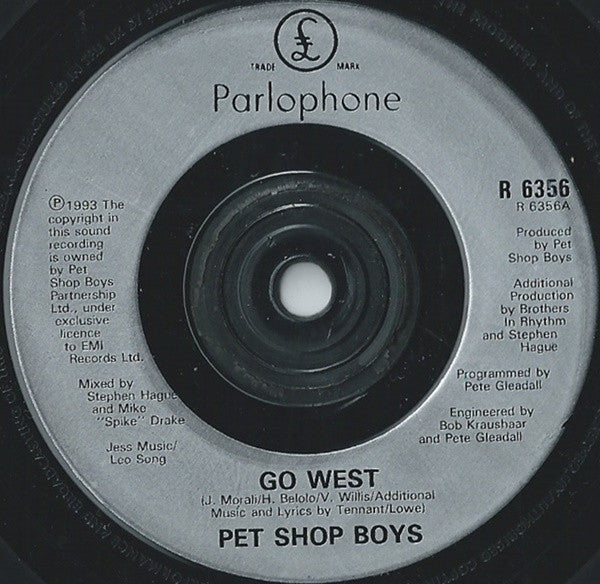 Pet Shop Boys : Go West (7", Single)