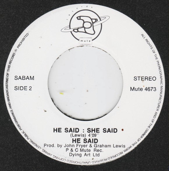 He Said : Could You? (7")
