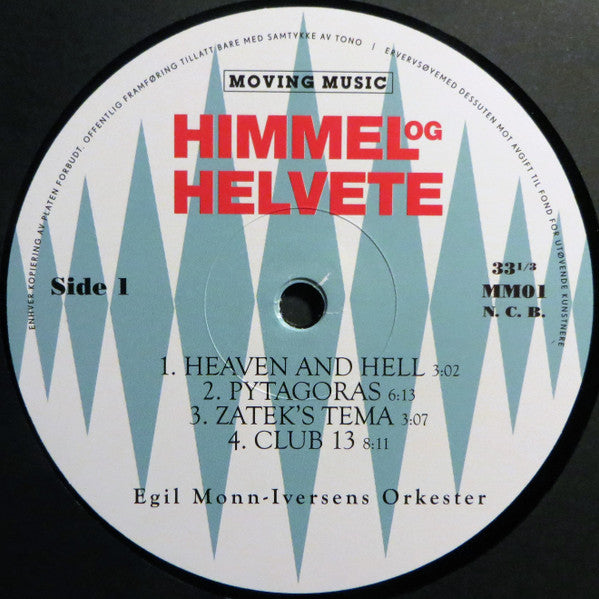 Egil Monn Iversen, Egil Monn Iversens Orkester : Himmel Og Helvete (LP, Album, Ltd, RM)
