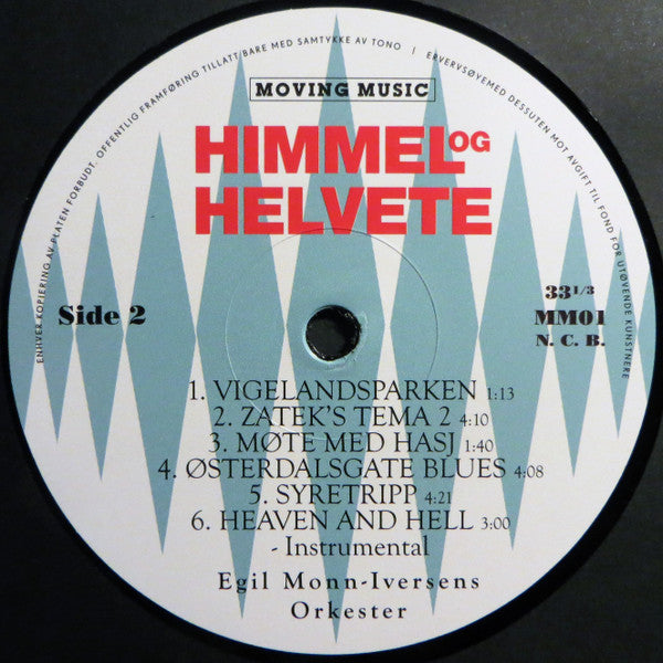 Egil Monn Iversen, Egil Monn Iversens Orkester : Himmel Og Helvete (LP, Album, Ltd, RM)