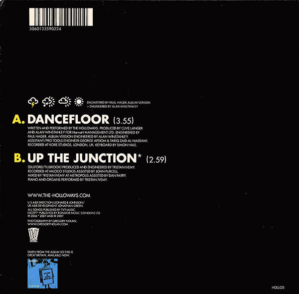 The Holloways : Dancefloor (7", Single)