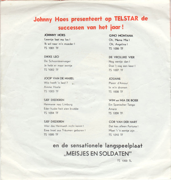 Blonde Sjaantje : Even Flink Zijn Marie ! / We Wonen In 't Zelfde Straatje (7", Single)