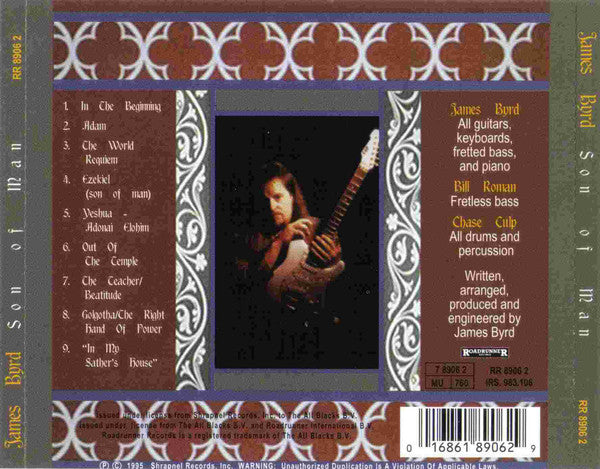 James Byrd : Son Of Man (CD, Album)