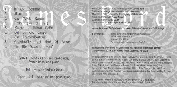 James Byrd : Son Of Man (CD, Album)