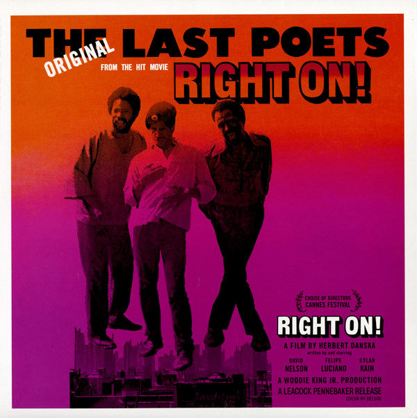 The Last Poets : Right On! (Original Soundtrack) (LP, Album, RE, 180)