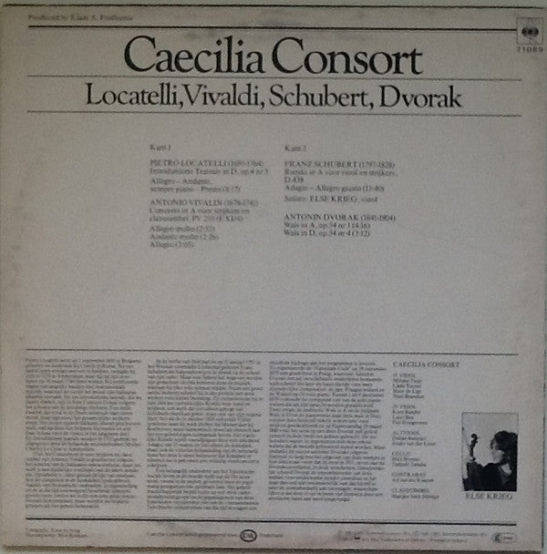 Caecilia Consort : Locatelli, Vivaldi, Schubert, Dvorak (LP, Album)
