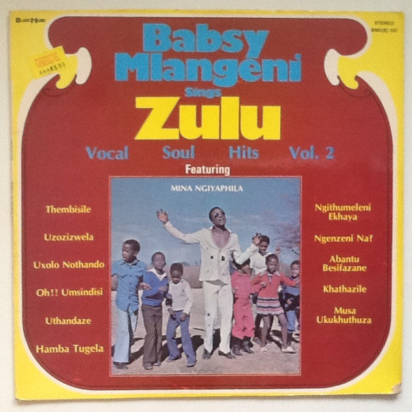 Babsy Mlangeni : Babsy Mlangeni Sings Zulu Vocal Soul Hits Vol. 2 (LP, Album)