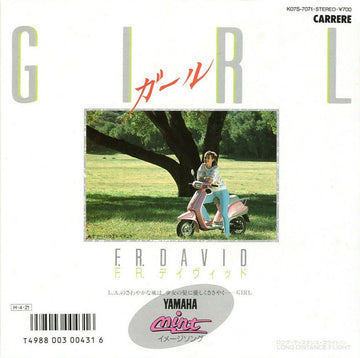 F.R. David : ガール = Girl (7", Single)