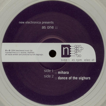 As One : Mihara (12", Cle)