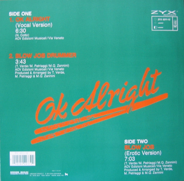 The High Beat Team : Ok Alright (12")