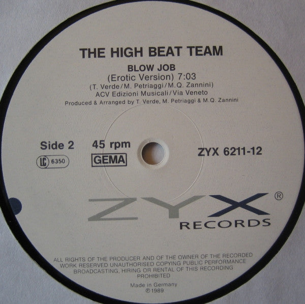 The High Beat Team : Ok Alright (12")