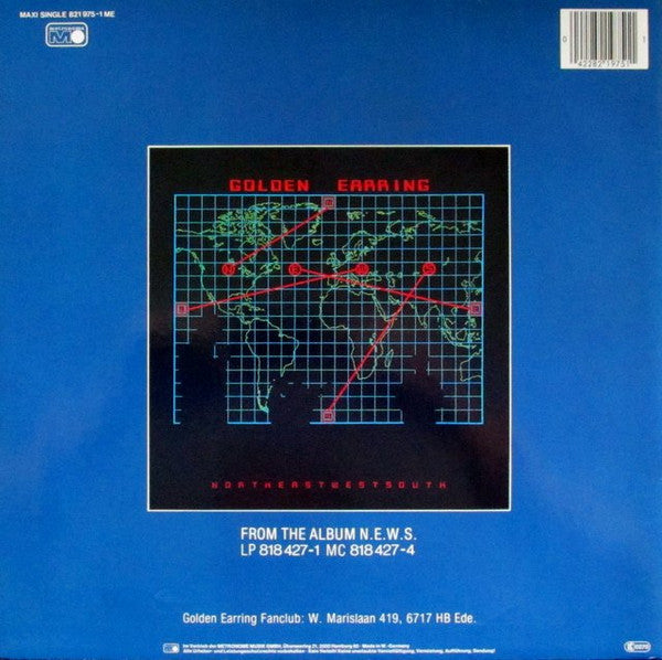 Golden Earring : Clear Night Moonlight / Fist In Glove (12", Maxi)