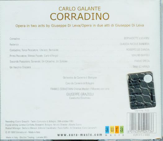 Giuseppe Grazioli : Carlo Galante: Corradino (2xCD)