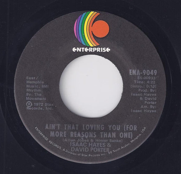 Hayes & Porter : Ain't That Loving You (For More Reasons Than One) (7")
