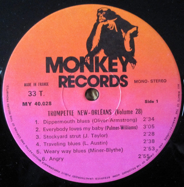 Various : Trumpet & Clarinet New Orleans (Vol.28) (2xLP)