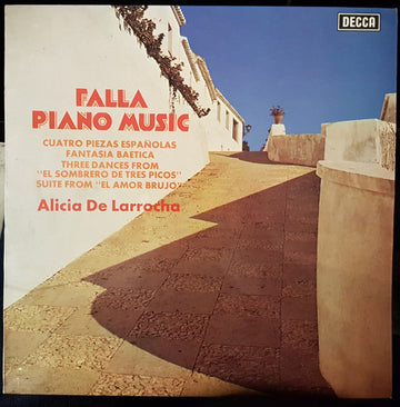 Manuel De Falla, Alicia De Larrocha : Piano Music (LP)