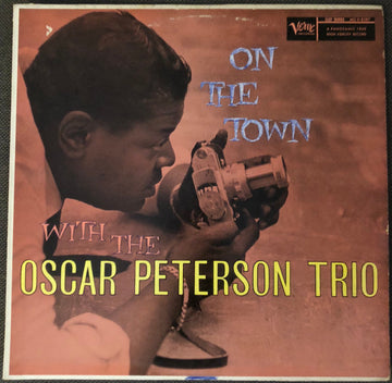 The Oscar Peterson Trio : On The Town With The Oscar Peterson Trio (LP, Album, Mono, RE)