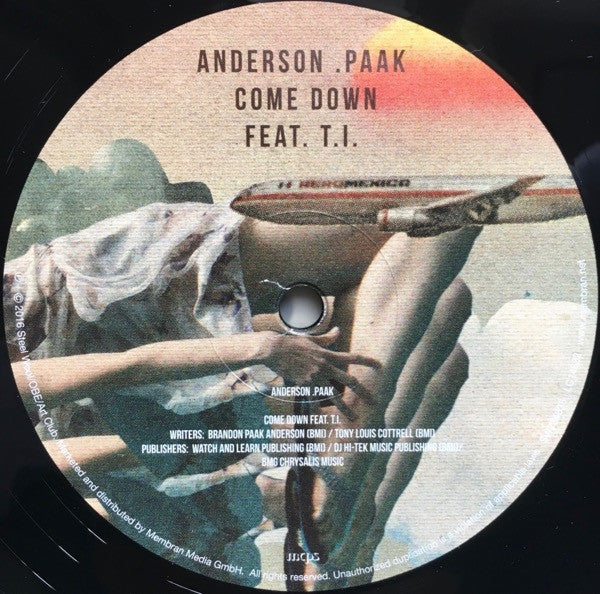 Anderson .Paak : Come Down / Room In Here (12", Ltd, 180)