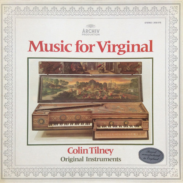 Colin Tilney : Music For Virginal (LP)