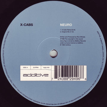 X-Cabs : Neuro (12")