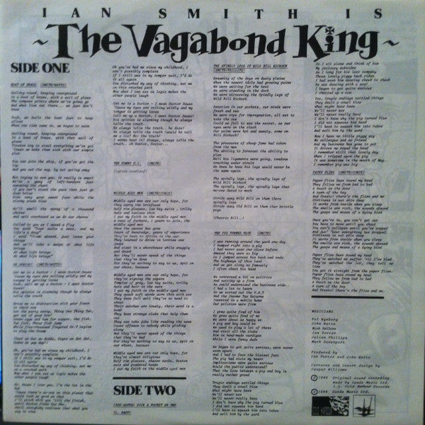 Ian Smith Is The Vagabond King* : Golden Grates (LP, Album)