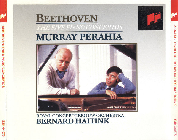 Ludwig Van Beethoven - Murray Perahia · Concertgebouworkest · Bernard Haitink : The Five Piano Concertos (3xCD, Comp, RE)