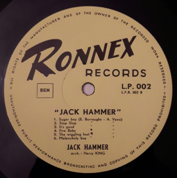 Jack Hammer : Jack Hammer (LP, Album)