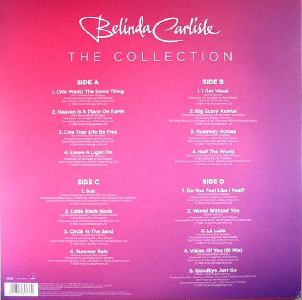 Belinda Carlisle : The Collection (2xLP, Comp, RM)