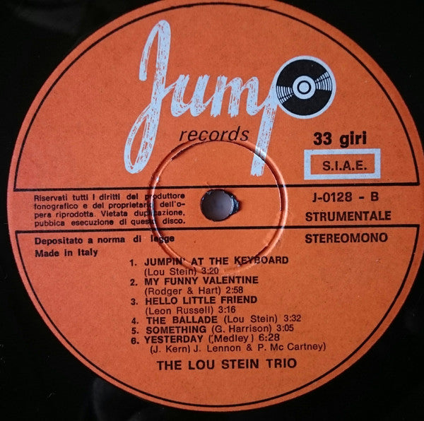 The Lou Stein Trio : Jazz Trio (LP)