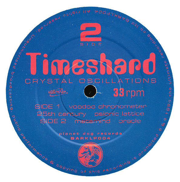 Timeshard : Crystal Oscillations (2xLP, Album)