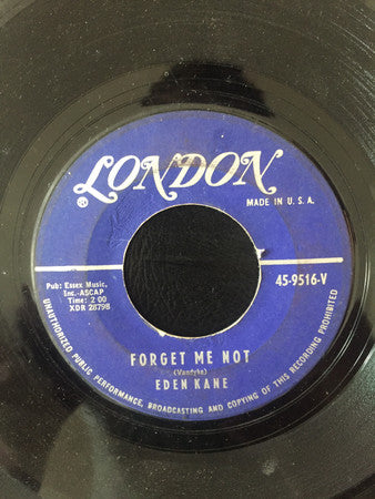 Eden Kane : Forget Me Not (7", Single)