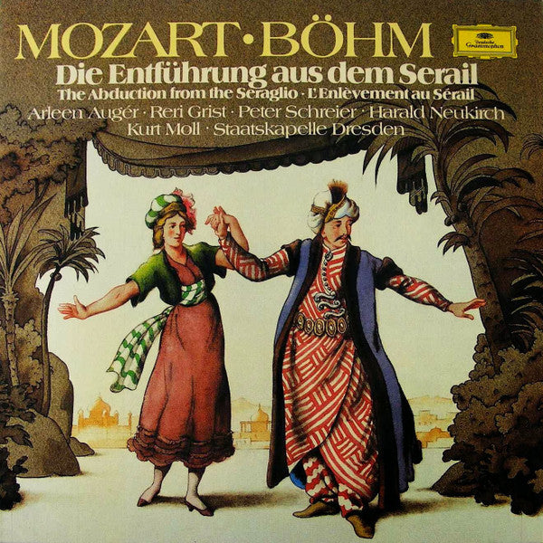 Wolfgang Amadeus Mozart - Arleen Auger, Reri Grist, Peter Schreier, Harald Neukirch, Kurt Moll, Staatskapelle Dresden With Karl Böhm : Die Entführung Aus Dem Serail / Der Schauspieldirektor (3xLP + Box)