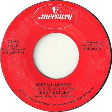 Jerry Butler : Special Memory (7", Single, Styrene, Phi)