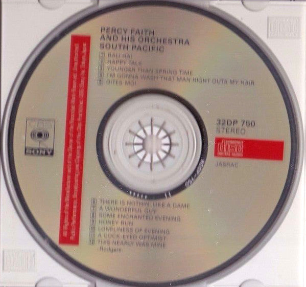 Percy Faith And His Orchestra* : South Pacific  (CD, Album, RE)