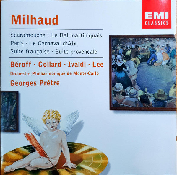 Darius Milhaud, Christian Ivaldi, Noël Lee, Michel Béroff, Jean-Phillippe Collard, Orchestre Philharmonique De Monte-Carlo, Georges Prêtre : Darius Milhaud / Scaramouche etc. / Christian Ivaldi / Michel Béroff / Georges Prétre (CD, Album)