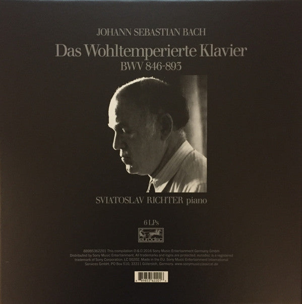 Johann Sebastian Bach, Sviatoslav Richter : Das Wohltemperierte Klavier BWV 846-893 (6xLP, Comp, RE + Box)