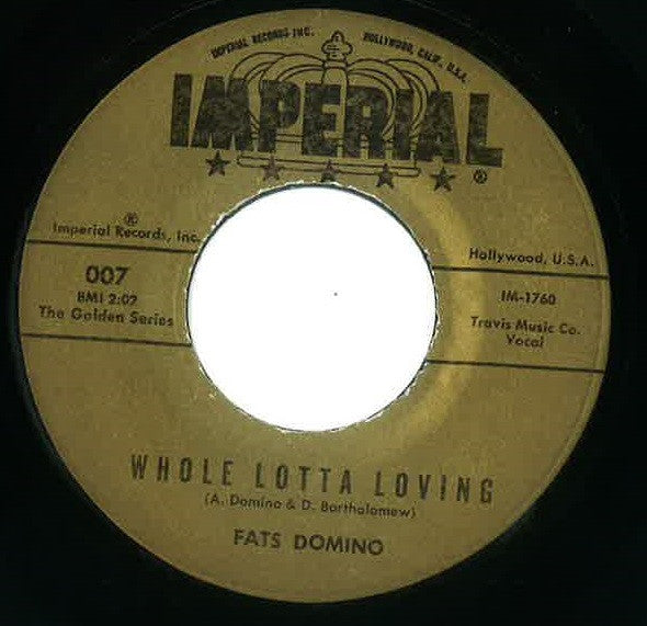 Fats Domino : Bo Weevil / Whole Lotta Loving (7", Single, RP)