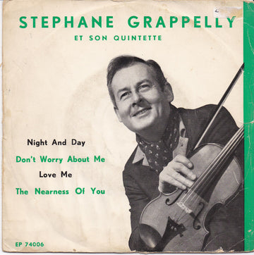Stéphane Grappelli Quintet : Night And Day / Don't Worry About Me (7", EP)