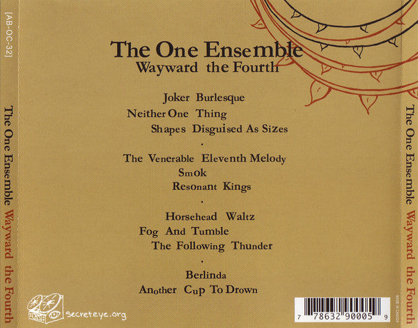 The One Ensemble : Wayward The Fourth (CD, Album)