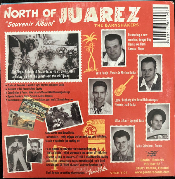 The Barnshakers : North Of Juarez (CD, MiniAlbum)
