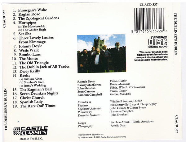The Dubliners : The Dubliner's Dublin (CD, Album, RE)
