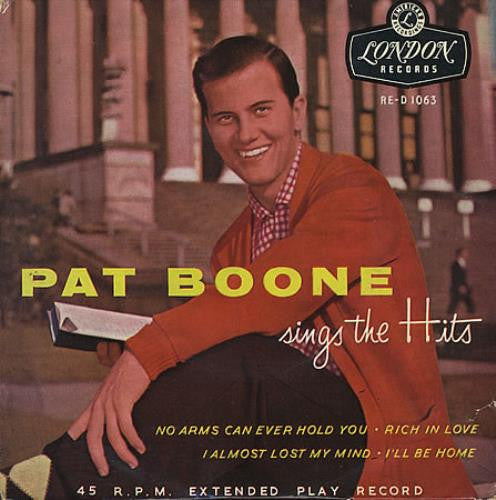 Pat Boone : Pat Boone Sings The Hits (7", EP, RP)