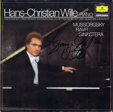 Hans-Christian Wille, Mussorgsky*, Ravel*, Ginastera* : Piano (LP)