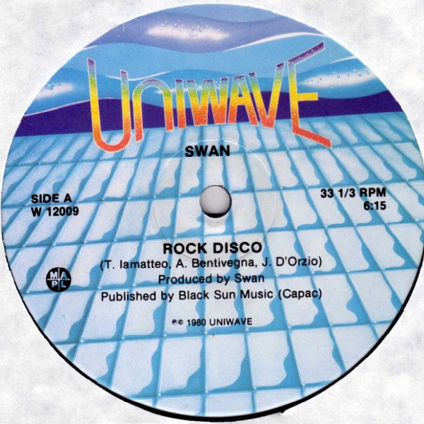 Swan (10) : Rock Disco / Missile Lane (12")