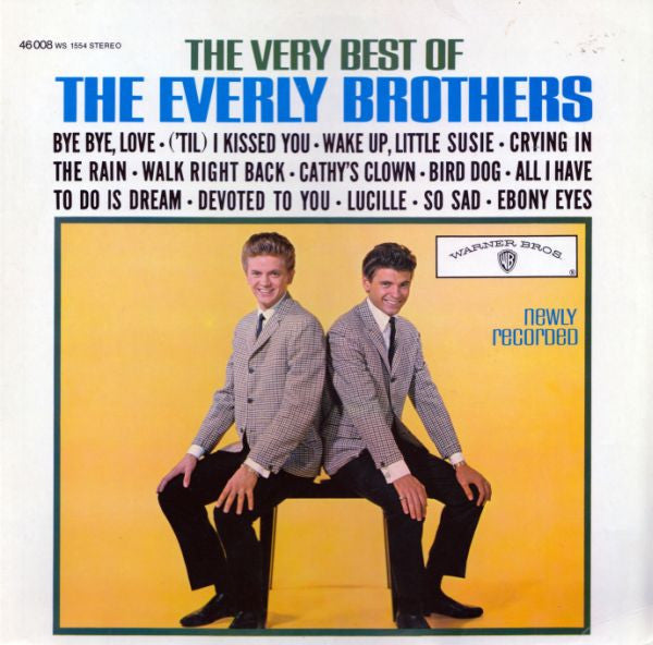 Everly Brothers : The Very Best Of The Everly Brothers (LP, Album, RE)