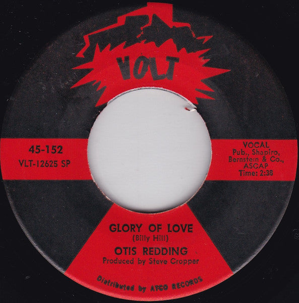 Otis Redding : Glory Of Love / I'm Coming Home (7", Single, Mono, SP)