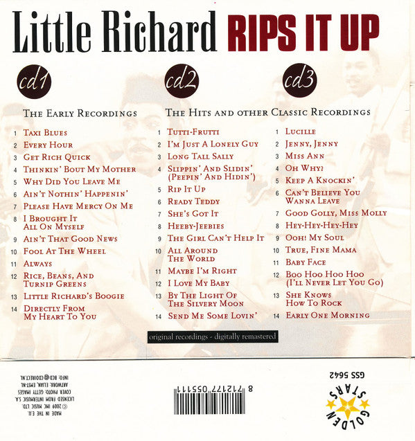 Little Richard : Rips It Up (3xCD, Comp)